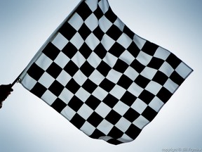 Checkered Flag waving