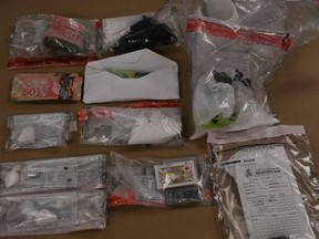 London police seized more than $16,000 in drugs, including 157 grams of cocaine, from a home on Hamilton Road Friday.