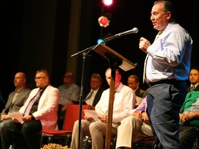 Paul Paolatto was one of a large group of mayoral candidates who spoke to a full house at the Aeolian Hall in London, Ont  on Thursday September 6, 2018.  Mike Hensen/The London Free Press/Postmedia Network