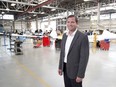 Scott McFadzean is CEO of Diamond Aircraft in London (Derek Ruttan/The London Free Press)