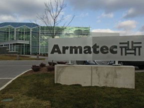 Armatec plant in Dorchester (Free Press file photo)