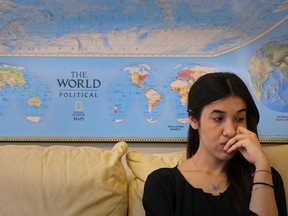 Nadia Murad, a survivor of genocide and sexual slavery,was awarded the 2018 Nobel Peace Prize. She is now a human rights activist, and the compelling subject of On Her Shoulders.