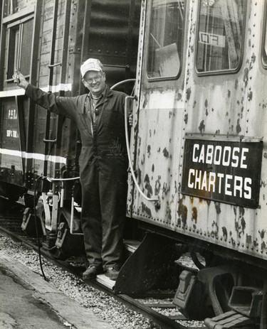 Port Stanley Terminal Rail director Al Howlett, 1988. (London Free Press files)