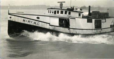 Port Stanley tug Mary M.C., captained by Richard Payne, 1972.  (London Free Press files)