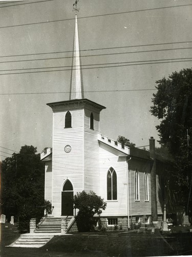 Christ Church, Port Stanley, 1950.  (London Free Press files)
