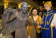 Hannah Couto as a Weeping Angel and Trinity Couto and Megan Gibbs were at the Forest City Comicon at Centennial Hall, 2014. (MIKE HENSEN, The London Free Press File photo)