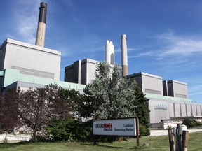 Work to demolish the Lambton Generating Station, pictured in 2017, is getting underway. Ontario Power Generation is holding a public information session about the project Oct. 4 in Courtright. Tyler Kula/Sarnia Observer/Postmedia Network