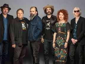 Steve Earle,third from left, with his band The Dukes (Gold Village Entertainment photo)