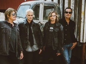 Jeff Gutt, second from left, is Stone Temple Pilots'new vocalist. The band will bring its time-tested hits to Budweiser Gardens on Nov. 7.