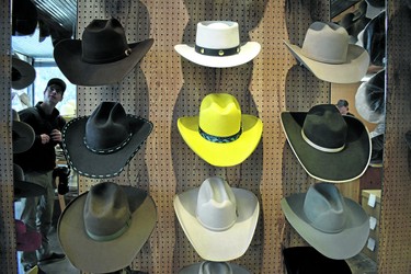 A must-do on any visit to West Texas is a visit to an authentic cowboy hat and boot shop. Flint Boot and Hat Shop makes custom hats from beaver fur, rabbit and mink.

BARBARA TAYLOR/THE LONDON FREE PRESS
Lubbock, Texas