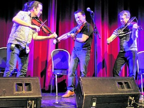 The Pierre Schryer Trio, featuring triplets Pierre, Louis and Daniel Schryer, plays London Music Club Thursday. (Brian Kelly/Postmedia News)