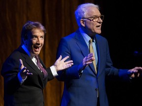 Martin Short, left, and Steve Martin bring their An Evening You Will Forget for the Rest of Your Life show to Centennial Hall Friday. (David Bloom photo)