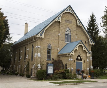 Steve and Cheryl Ward have converted this former church into a home in Shedden. (Derek Ruttan/The London Free Press)