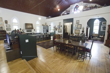 Acquiring an expansive dining area, the Wards purchased a new, “old” table with seating for 10. (Derek Ruttan/The London Free Press)