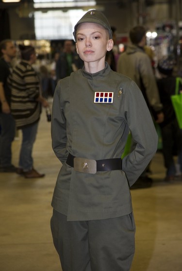 Kate Matthews was spotted dressed as an Imperial Officer from Star Wars at London Comic Con. Derek Ruttan/The London Free Press/Postmedia Network