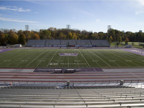 TD Stadium is the home field of the Western Mustangs football team in London, Ont. on Tuesday October 30, 2018. (Derek Ruttan/The London Free Press)
