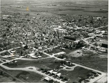 Aerial of Listowel, 1976. (London Free Press files)