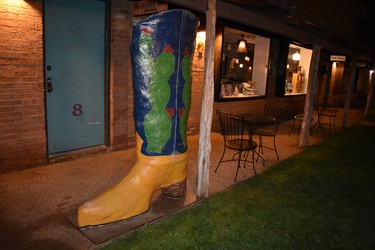 Easy to get the boot in a photo in Lubbock's funky Cactus Alley.


BARBARA TAYLOR/THE LONDON FREE PRESS
Lubbock, Texas