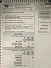 A sample ballot used by Free Press employees during a demonstration of ranked ballot voting with city hall officials.