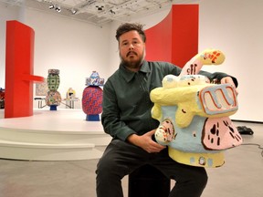 London artist James Kirkpatrick will be in Sarnia early next month for an interactive audio-visual art show that incorporates aspects of 1990s hip-hop culture, video games, and science fiction. (Louis Pin/The Observer)