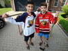 Brothers Ryan Suzuki of the Barrie Colts, left, and Nick Suzuki of the Owen Sound Attack. (File photo)