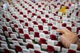 Remembrance crosses stand in the Field of Remembrance memorial garden outside Westminster Abbey on November 08, 2018 in London, United Kingdom. The armistice ending the First World War between the Allies and Germany was signed at Compiègne, France on eleventh hour of the eleventh day of the eleventh month - 11am on the 11th November 1918. This day is commemorated as Remembrance Day with special attention being payed for this years centenary. (Photo by Jack Taylor/Getty Images)