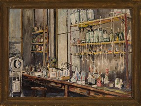 History was made in the sale of Frederick Banting's The Lab. Small, but undoubtedly monumental, the painting depicts the very laboratory where Banting and Charles Best made their lifesaving and Nobel Prize-winning discovery of insulin.