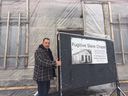Senior Pastor Dan Morand at the fugitive slave chapel now located on Gray St. HEATHER RIVERS/THE LONDON FREE PRESS