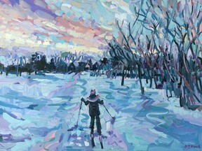 Artist Dana Cowie's Cross Country is part of Westland Gallery's Christmas Show, opening friday and continuing until Dec. 22.