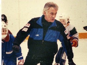 Larry Gazdig, Hockey instructor, November 25, 1990. (London Free Press files)