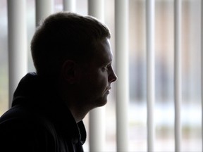 Jesse Henebry has won a long-running legal fight with the Ontario government over abuse he suffered as a teenager at London's troubled provincial jail, the Elgin-Middlesex Detention Centre.  Photograph taken on Tuesday November 13, 2018.  Mike Hensen/The London Free Press/Postmedia Network