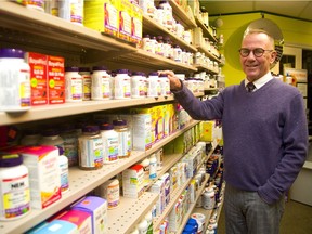 Jeffrey Robb, owner of Turner's Drugs on Grand Avenue, has been nominated for a Pillar Community Innovation Award for leadership. (Mike Hensen/The London Free Press)