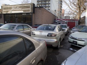 A safe drug injection site is slated to open where John Bellone Musical Instruments currently resides in London. Dennis Krogman who operates Dennis Krogman Auto Sales beside the location, is not happy about it. (Derek Ruttan/The London Free Press)