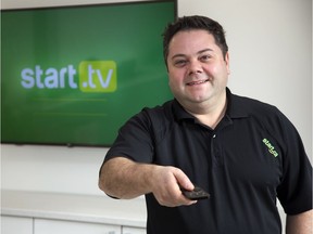 Peter Rocca is the president and chief executive of Start.ca which now is offering television service in London. Derek Ruttan/The London Free Press