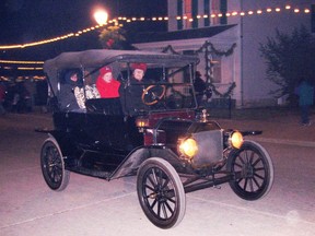 Model T rides are offered through Greenfield Village during Holiday Nights. (Barbara Fox photo)