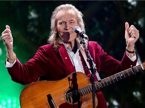 Gordon Lightfoot performs during the evening ceremonies of Canada's 150th anniversary of Confederation, in Ottawa on Saturday, July 1, 2017.