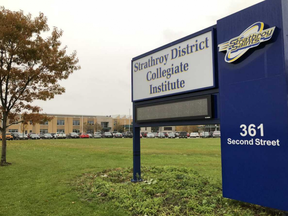 Strathroy District Collegiate Institute (Jonathan Juha/The London Free Press)