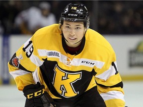 Kingston Frontenac Jason Robertson was traded with defenceman Jacob Paquette to the Niagara IceDogs on Tuesday November 20, 2018 for two players and 11 draft picks. (Postmedia News)