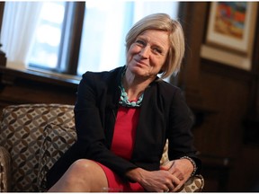 Alberta Premier Rachel Notley was photographed during a year-end interview with Postmedia in Calgary's McDougall Centre on Tuesday December 18, 2018.