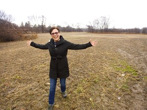 Ward 5 Coun. Maureen Cassidy is happy to be getting two more baseball diamonds as well as a cricket pitch in her riding at the new Kilally Fields just north of Windermere Road on the east side of Adelaide Street  (Mike Hensen/The London Free Press)
