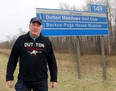 Brian Girard, owner of Dutton Meadows Golf Club is opting out of Ontario's highway tourism signs after he discovered the cost per sign has suddenly risen to $750 from the $300 he has been paying since 1997. (Ellwood Shreve/Postmedia Network