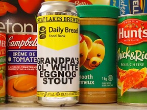 'Tis the season: Toronto's Great Lakes Brewery is offering  Grandpa's Ol' White Eggnog Stout, a milk stout, as a fundraiser beer for the megacity's Daily Bread Food Bank.