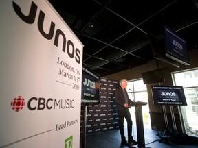 Allan Reid, President and CEO of the Juno Awards.  (Mike Hensen/The London Free Press)