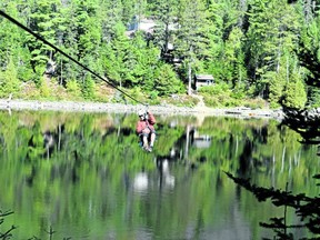 Quebec ziplining guide Maxime Longpre is hailed as a hero after rescue mission. (BARBARA TAYLOR, The London Free Press)