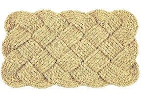 Entryways Knot-ical handwoven coconut-fiber doormat ($38.57, homedepot.com).  (Entryways)