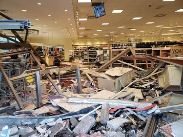 The store was closed at the time of the incident. (EDGE Contracting photo)