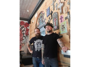 Justin (left) and Gregg Wolfe open Los Lobos in London. (HANK DANISZEWSKI, The London Free Press)