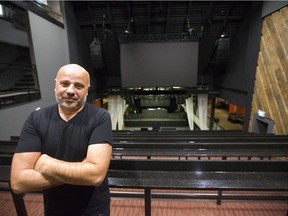 London Music Hall owner Mike Manuel stands in a new seating area where the club raised the roof to accommodate an extra 225 people. Manuel says the $1-million renovation is worth it to be part of the Juno Awards in London in March and the legacy afterward. (MIKE HENSEN, The London Free Press)