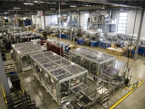 The factory floor at Brose Canada Inc. is seen in this file photo.