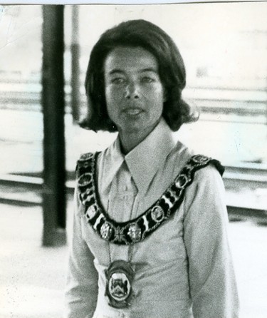 Jane Bigelow, London mayor, 1973, she was the first femaile mayor of London, she was mayor from 1972-78. (London Free Press files)